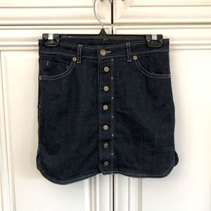 Mango Jeans women’s denim snap mini